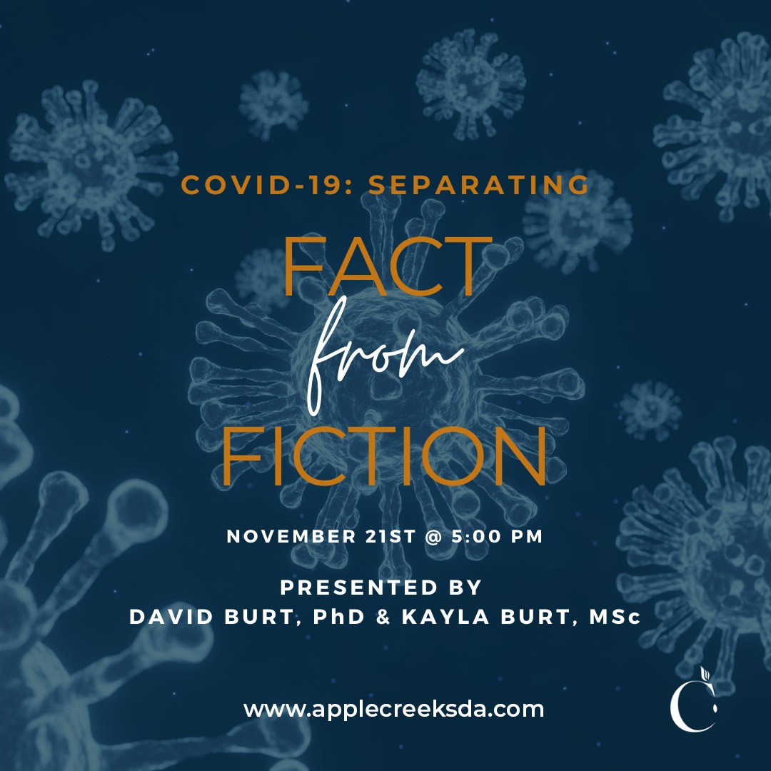 COViD 19: Separating Fact for Fiction – Apple Creek SDA Church